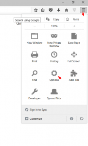 firefox settings for proxy